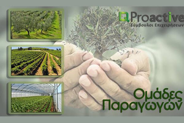 Proactive Μέτρο 9: «Σύσταση Ομάδων και Οργανώσεων Παραγωγών»